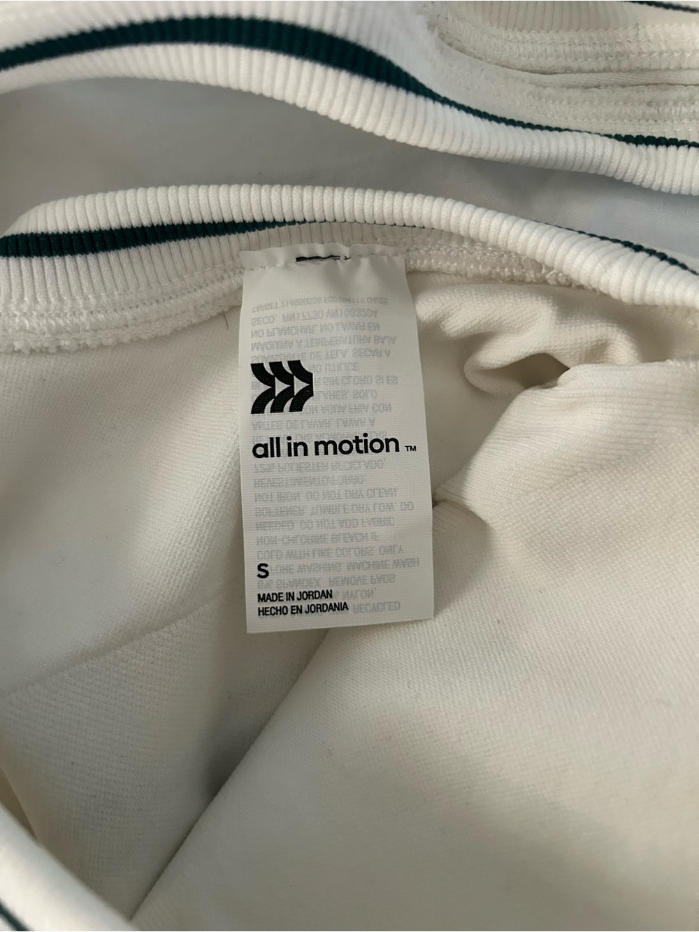 White Tennis Skort and Matching Sports Bra Set - Picture 5 of 5